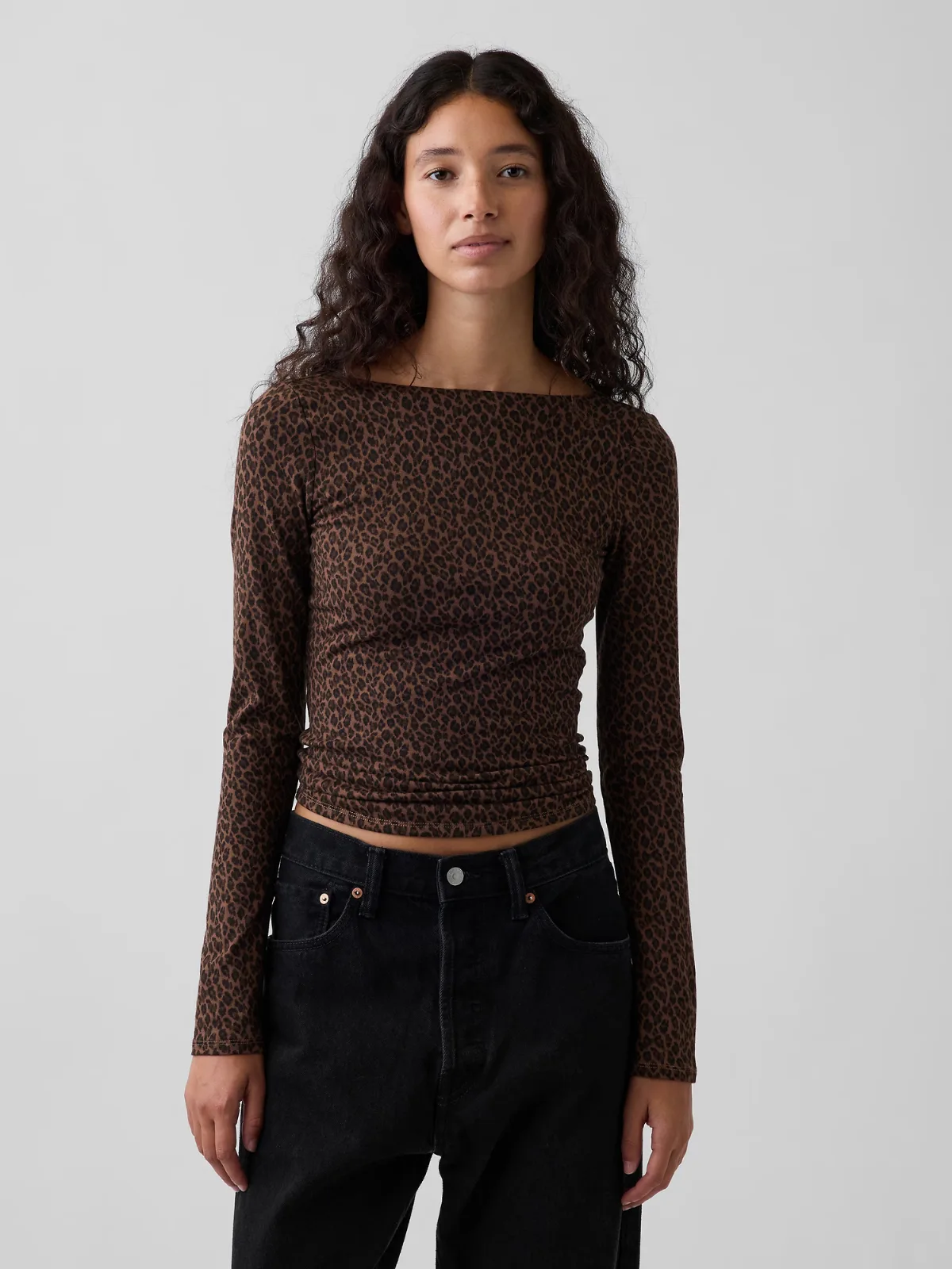 CloseKnit Jersey Scoop-Back T-Shirt