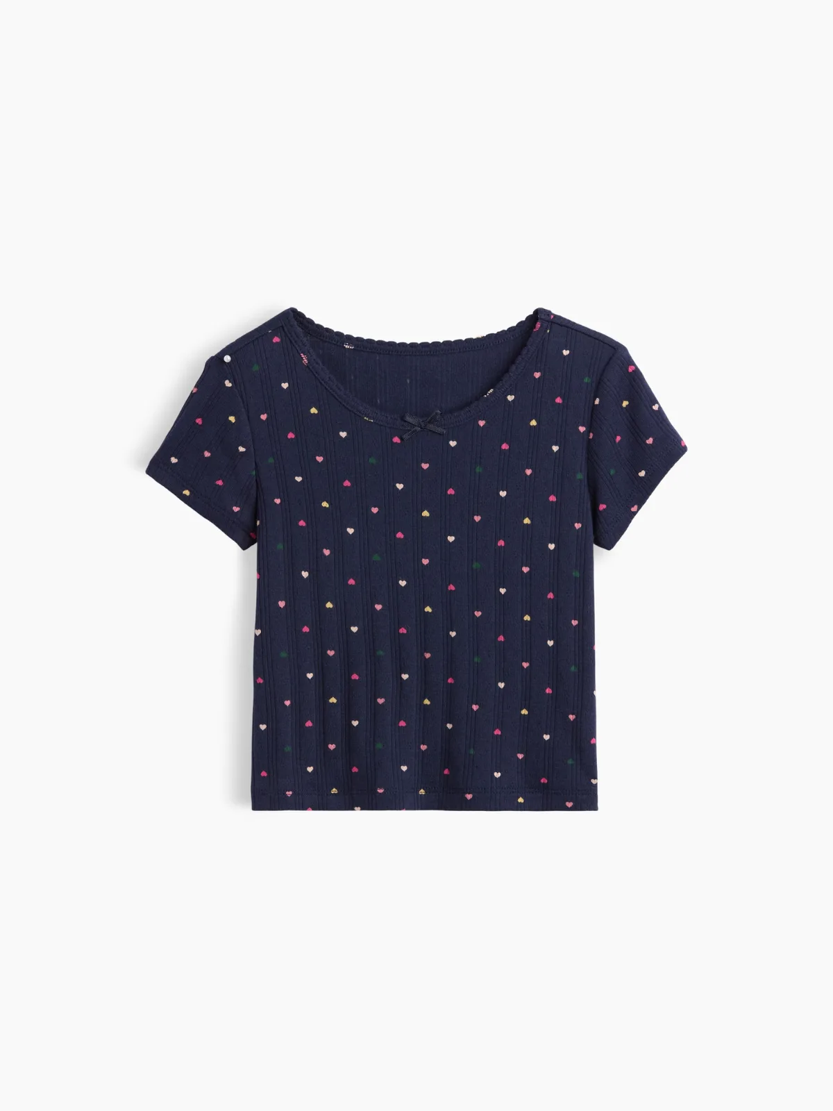 Pointelle Rib T-Shirt by Gap