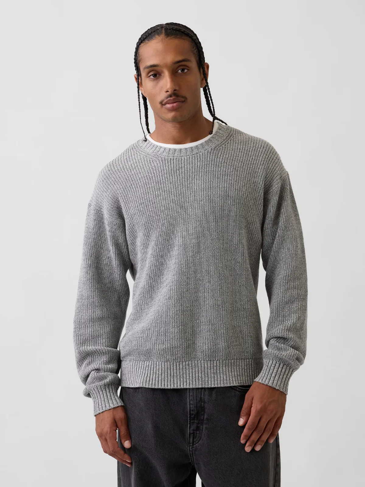 Relaxed Shaker Sweater