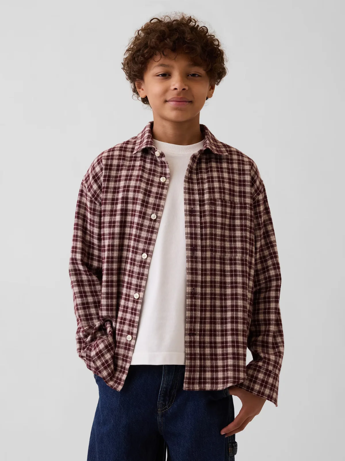 Relaxed Flannel Shirt