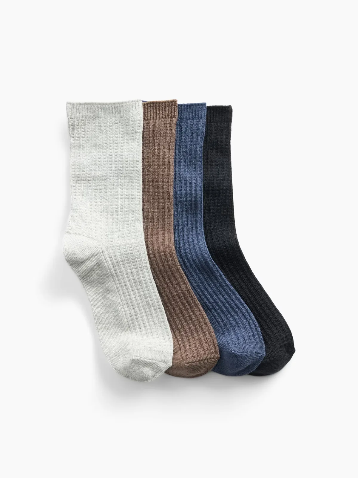 Waffle Crew Socks (4-Pack) by Gap