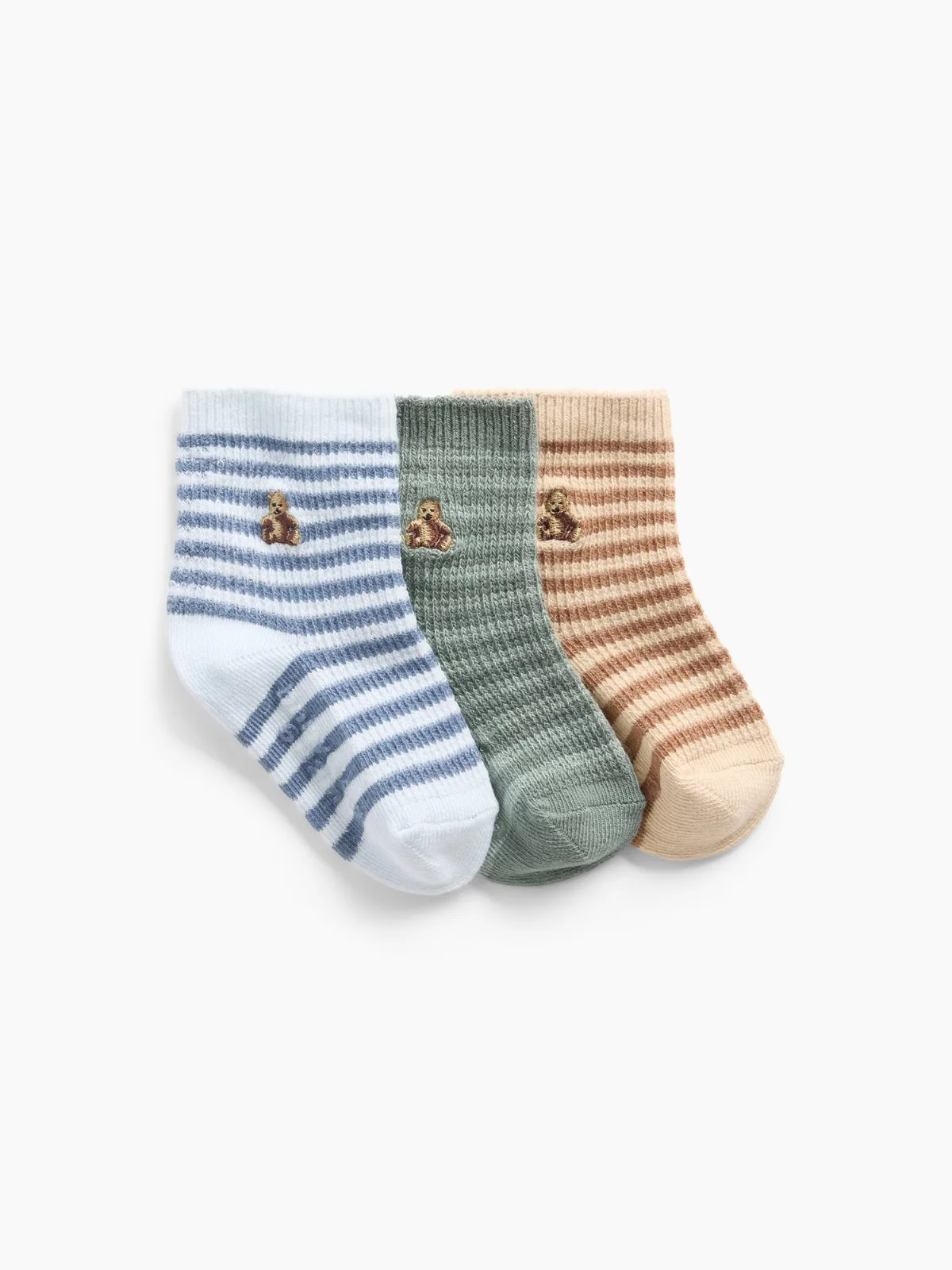 Brannan Bear Stripe Socks (3-Pack) by Gap