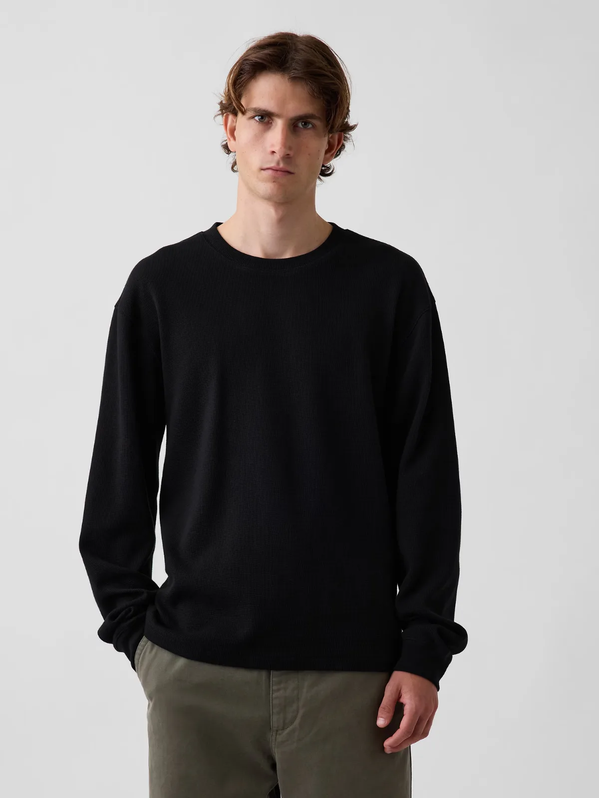 Relaxed Waffle T-Shirt by Gap