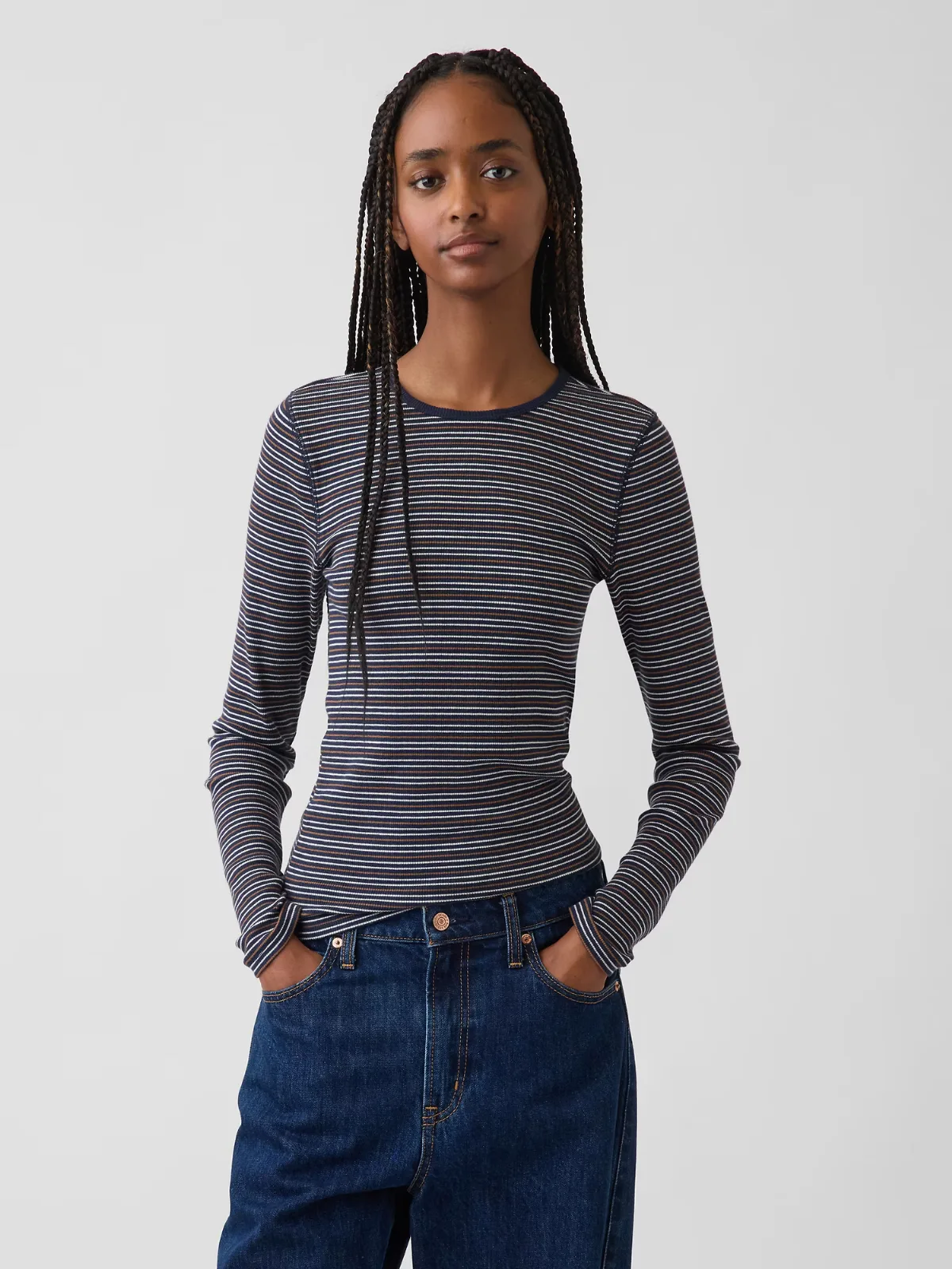 Modern Rib T-Shirt by Gap