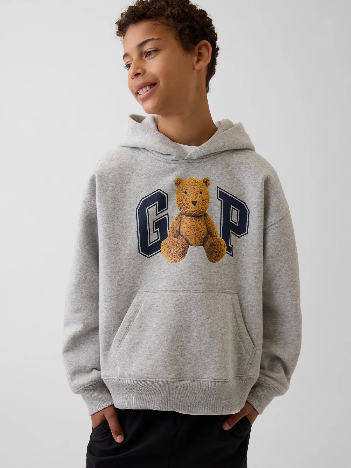 VintageSoft Brannan Bear Logo Hoodie by Gap
