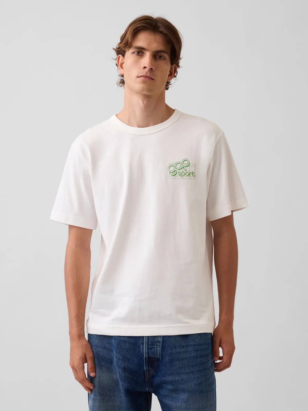 Heavyweight Relaxed Sport Logo T-Shirt