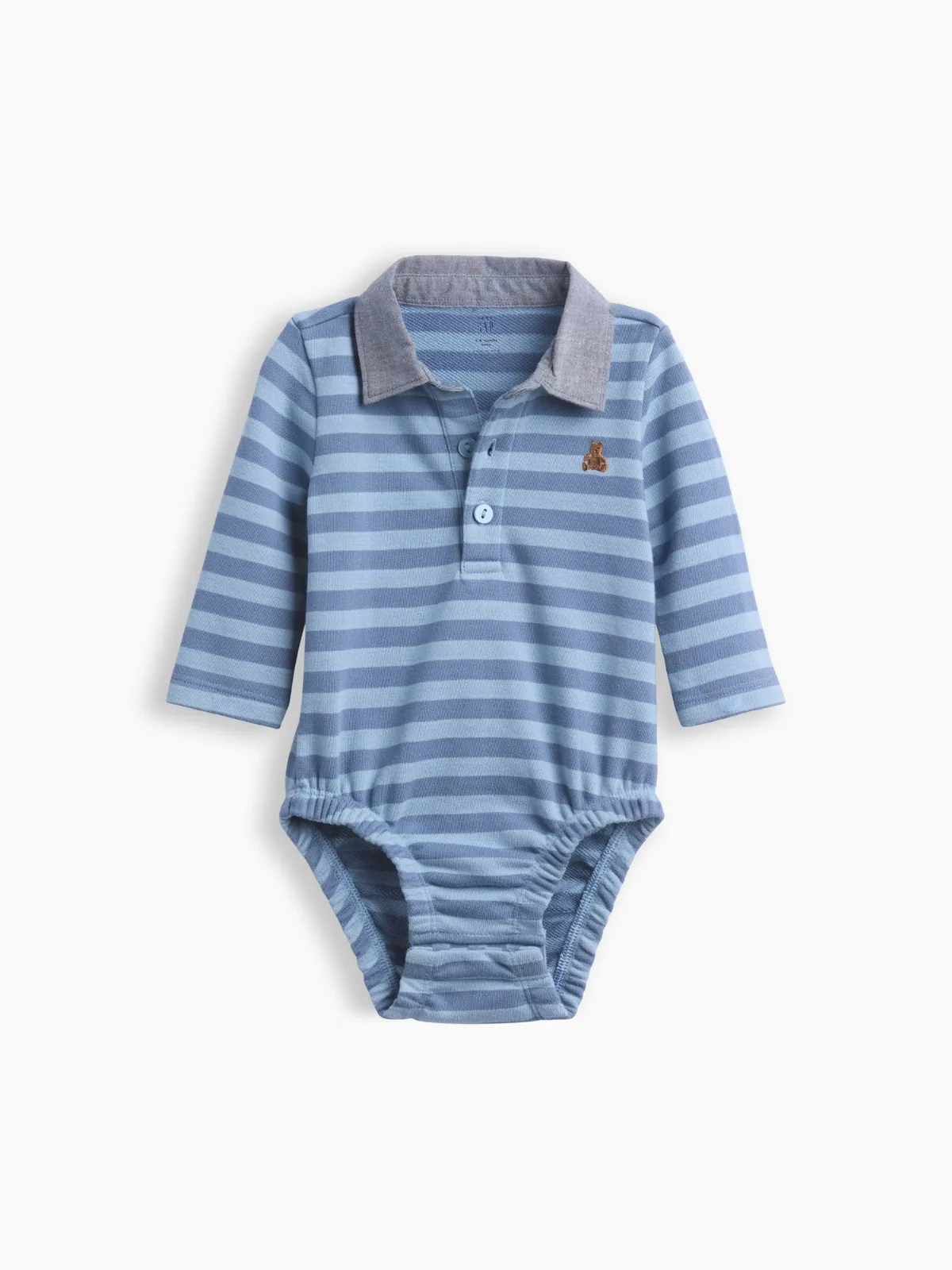 VintageSoft Rugby Polo Shirt Bodysuit by Gap