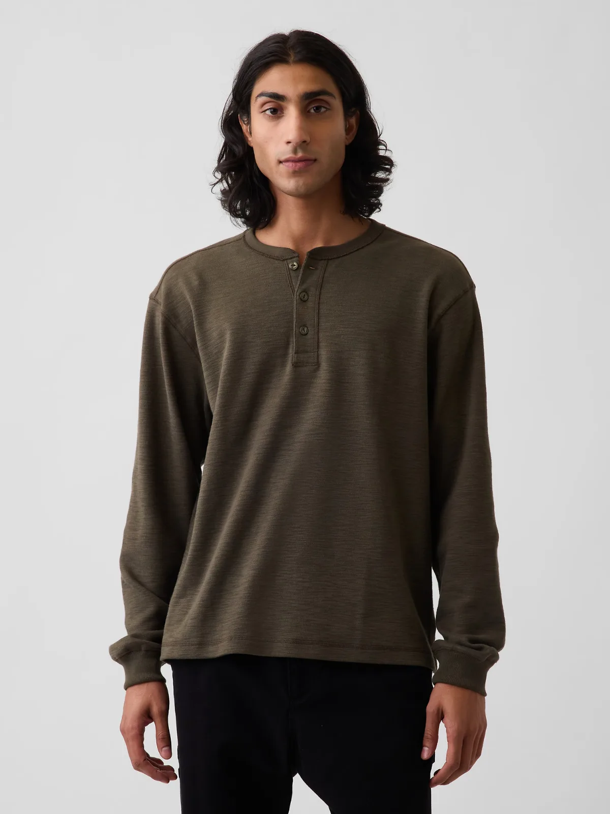 Relaxed Henley T-Shirt