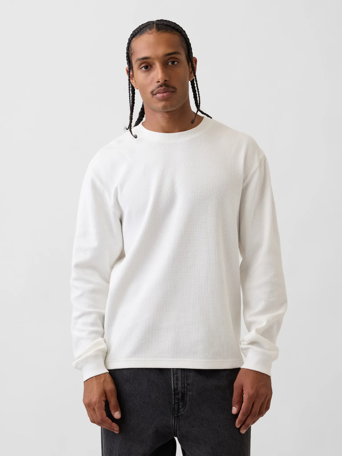 Relaxed Waffle T-Shirt by Gap