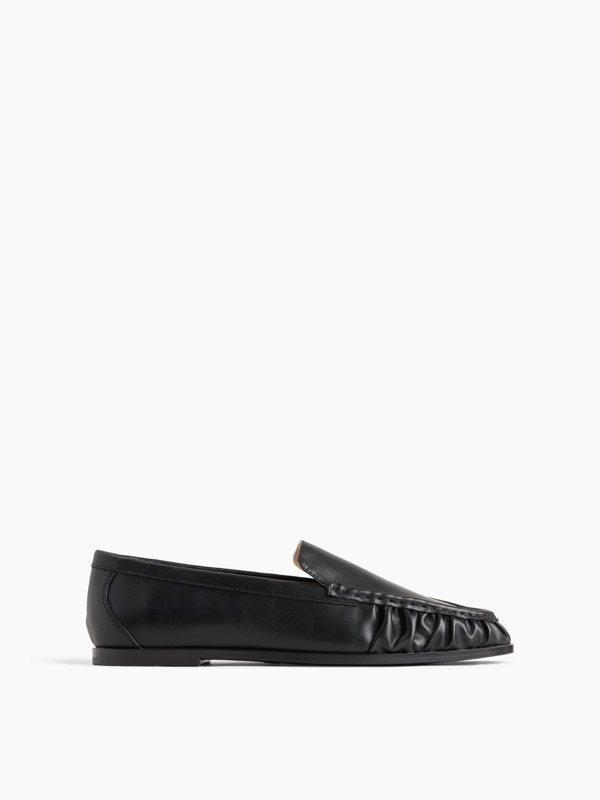 Vegan Leather Ruched Loafers by Gap