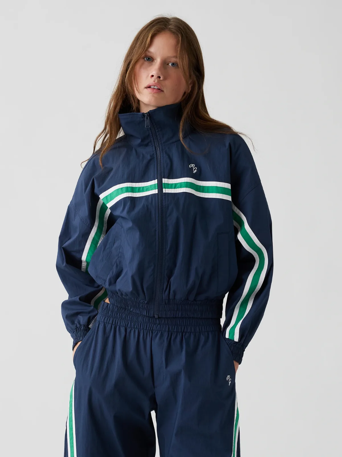 Gap x Malbon Textured Poplin Windbreaker by Gap
