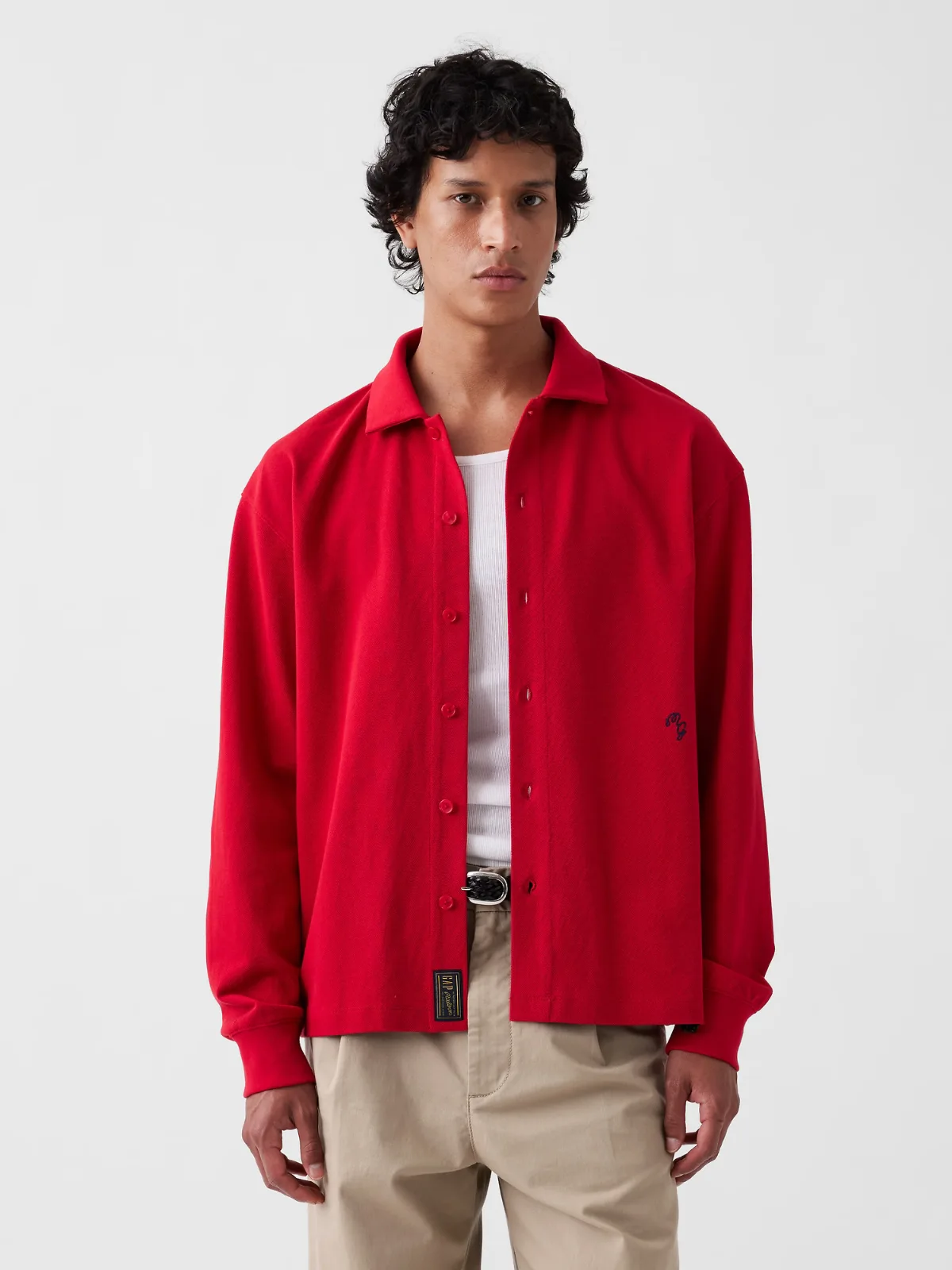 Gap x Malbon Pique Polo Shirt Overshirt by Gap