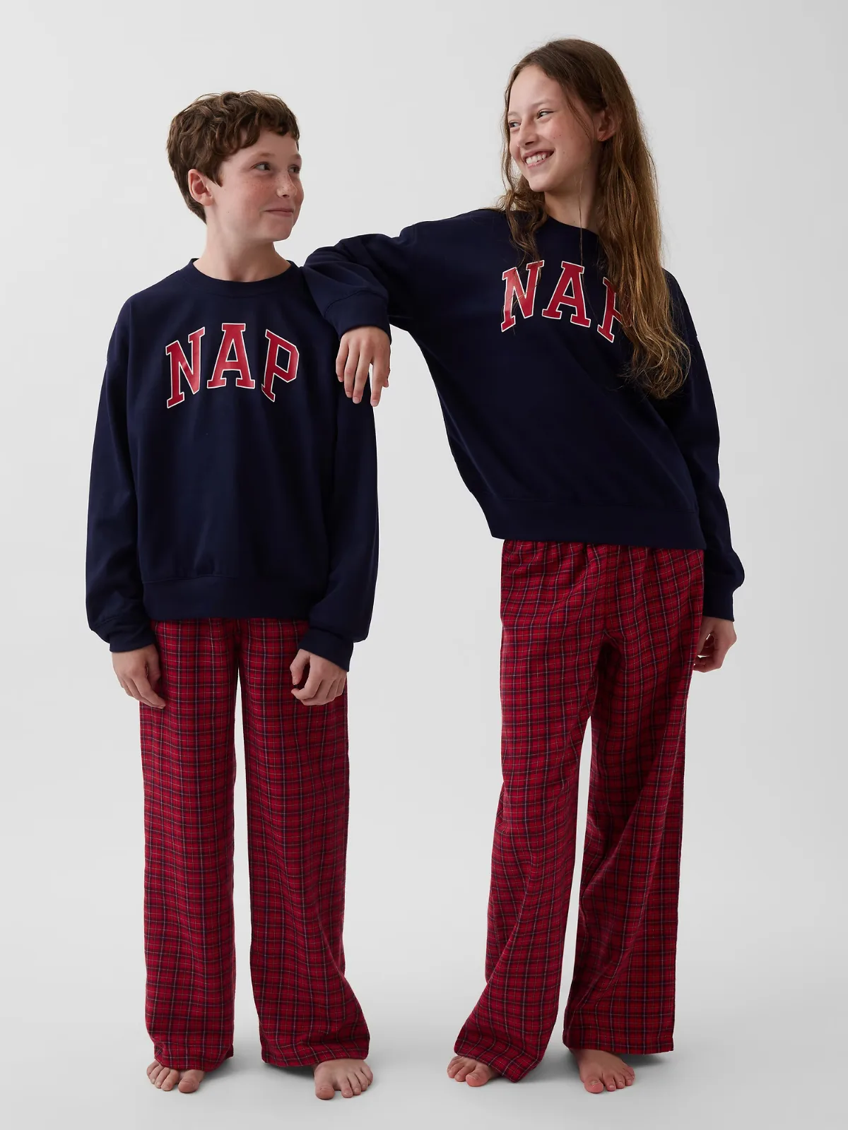 Recycled Flannel Plaid PJ Pants by Gap