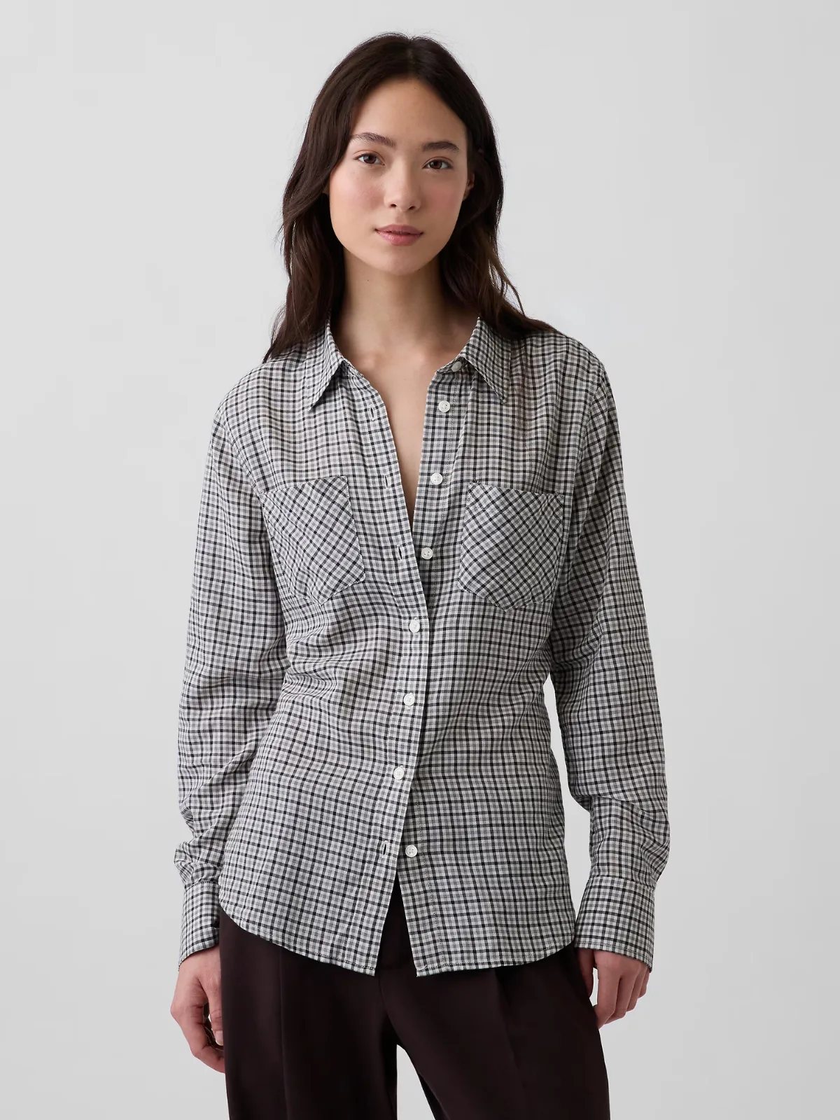 Plaid Western Shirt by Gap