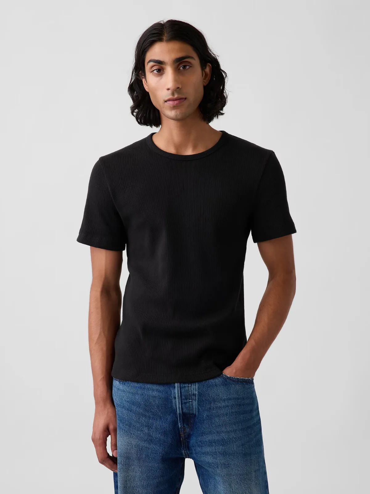 Shrunken Rib T-Shirt by Gap