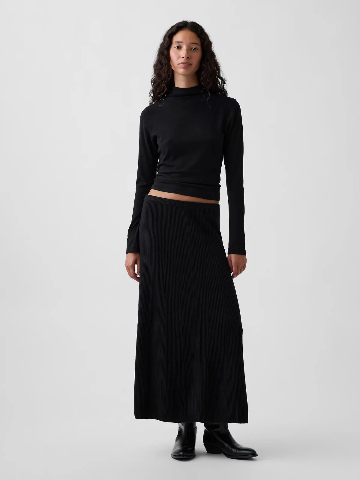 CashSoft Rib Sweater Maxi Skirt by Gap