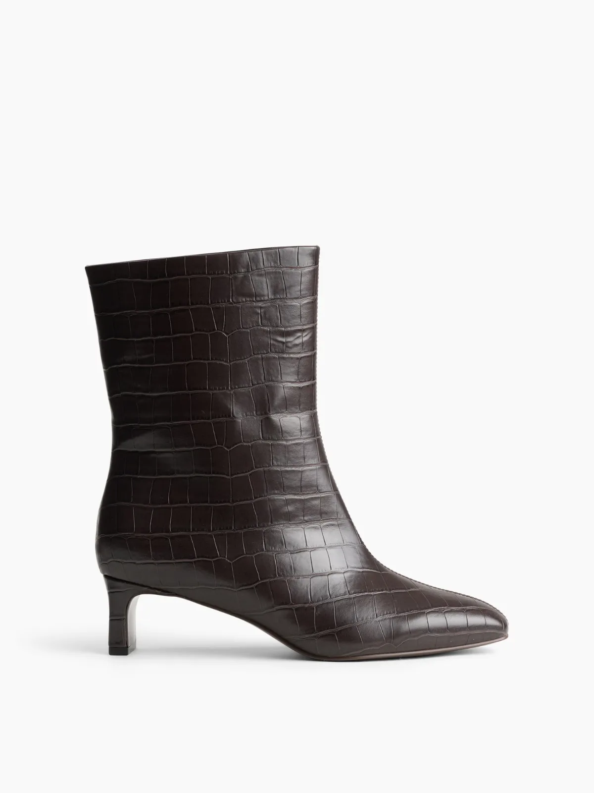 Vegan Leather Crocodile Boots