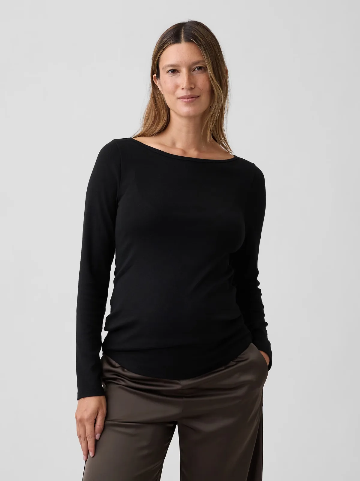 Modern Boatneck T-Shirt by Gap