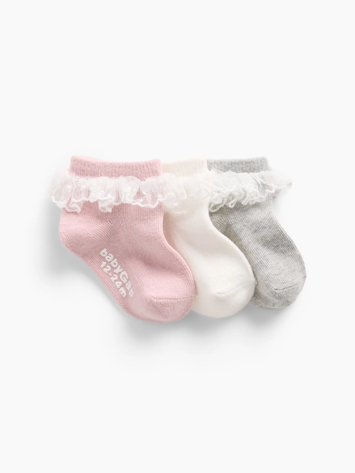 Lace Ruffle Socks (3-Pack) by Gap