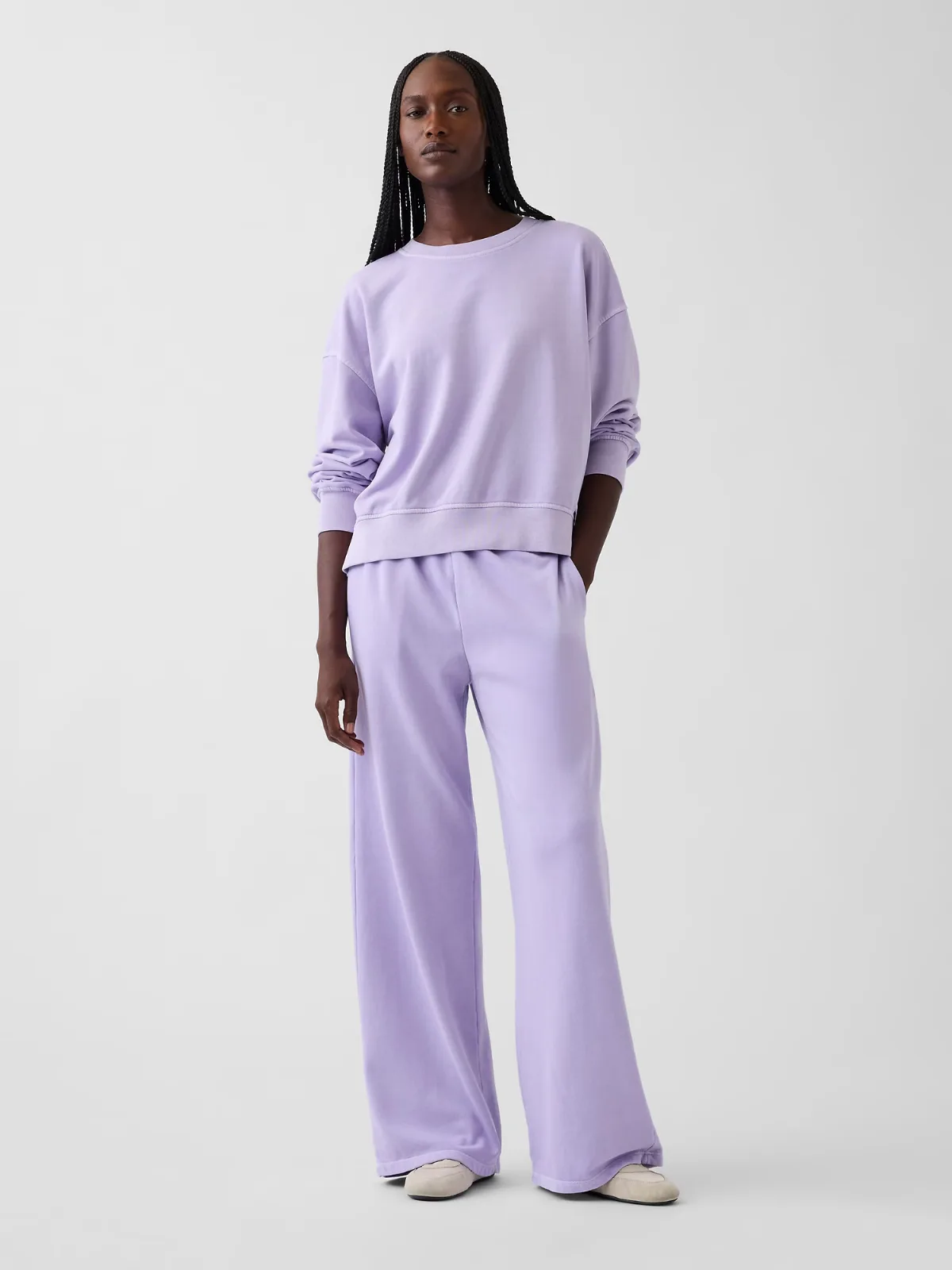 Mid Rise VintageSoft Terry Loose Sweatpants by Gap
