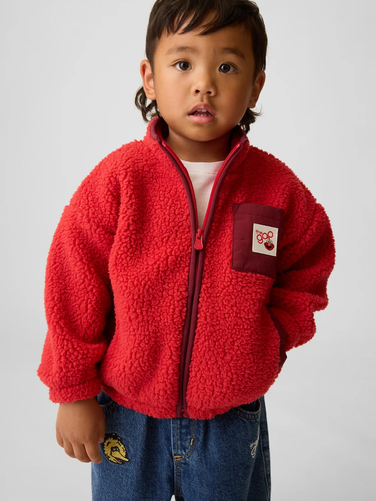 Sesame Street Sherpa Zip Jacket by Gap