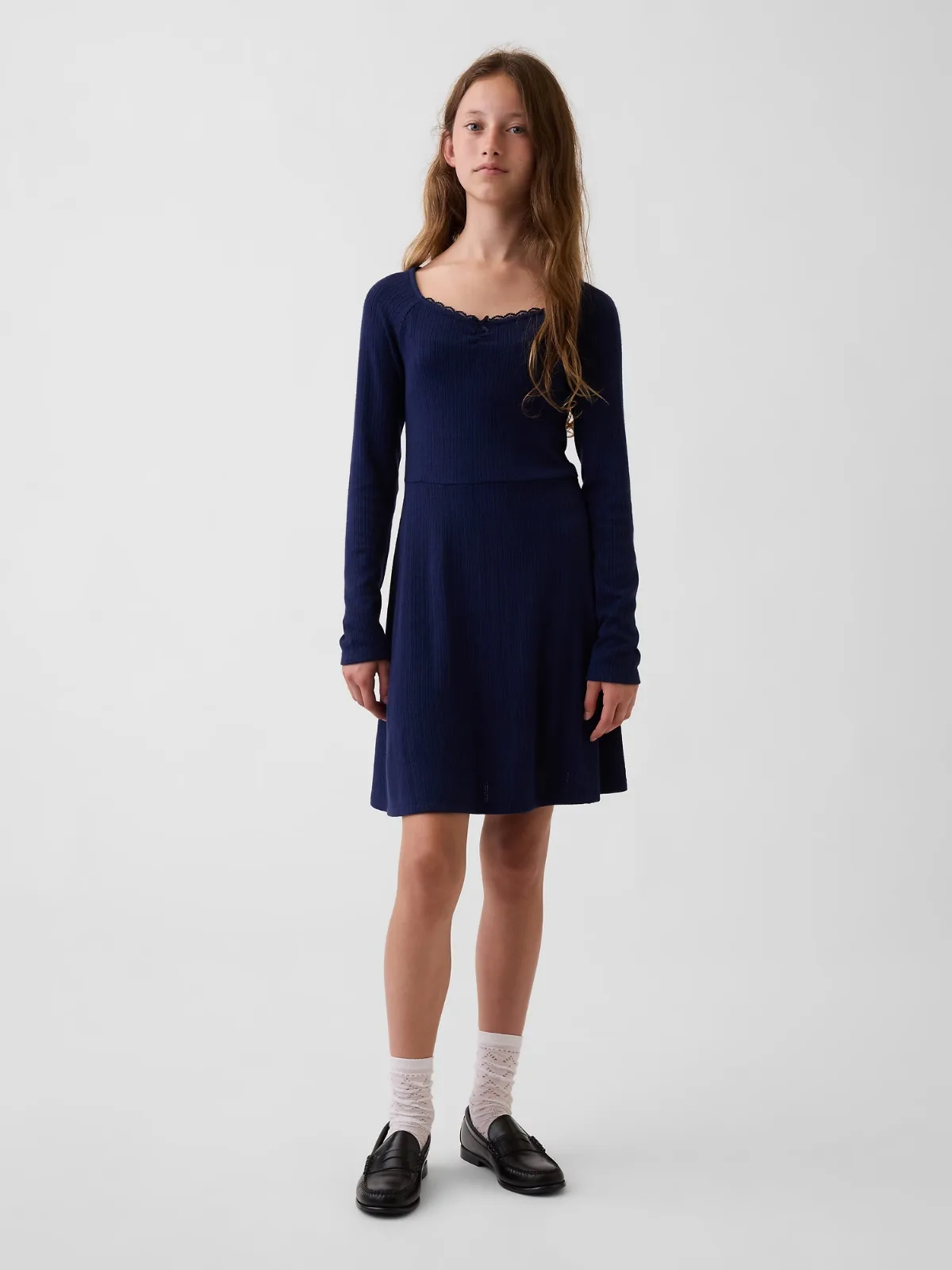 Pointelle Rib Dress by Gap
