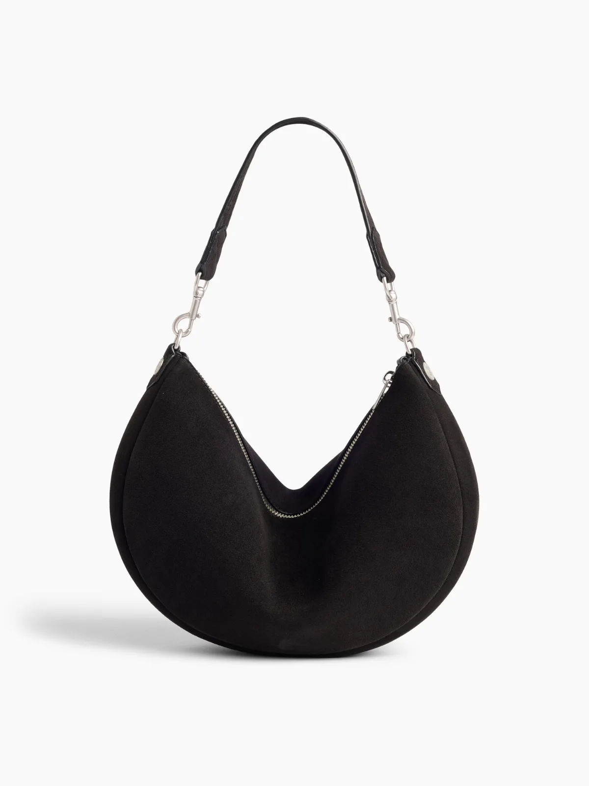Vegan Suede Crescent Bag by Gap