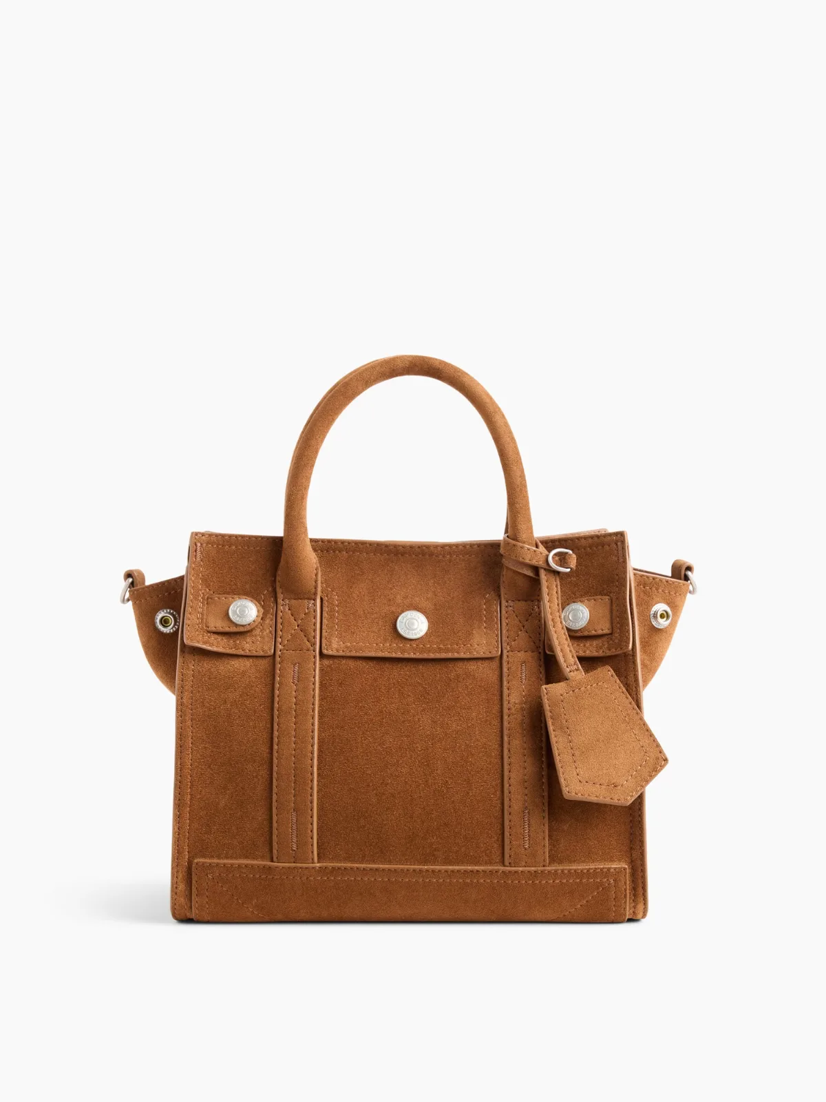 Small Vegan Suede Five Pocket Tote by Gap