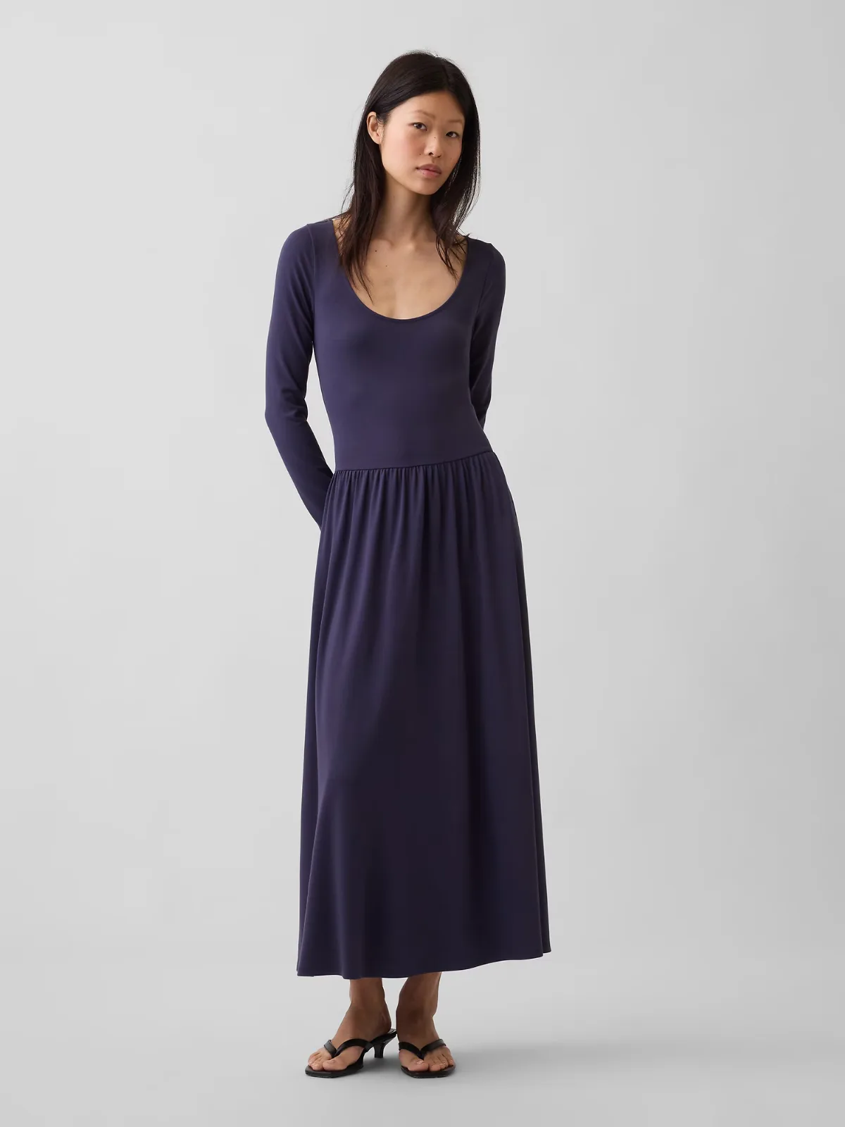 Drop-Waist Maxi Dress by Gap