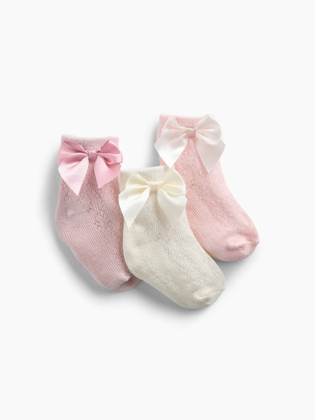 Bow Pointelle Sweater Socks (3-Pack) by Gap