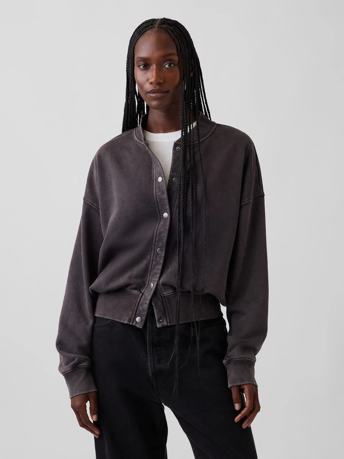 VintageSoft Oversized Bomber Jacket by Gap