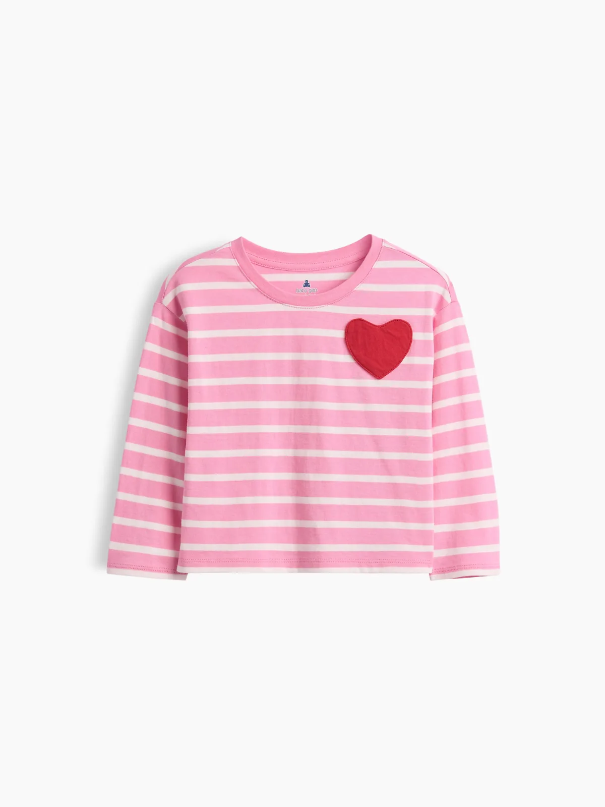 Heart Pocket Stripe T-Shirt by Gap