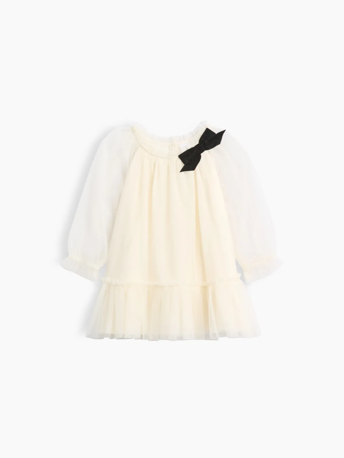 Bow-Neck Tulle Dress by Gap