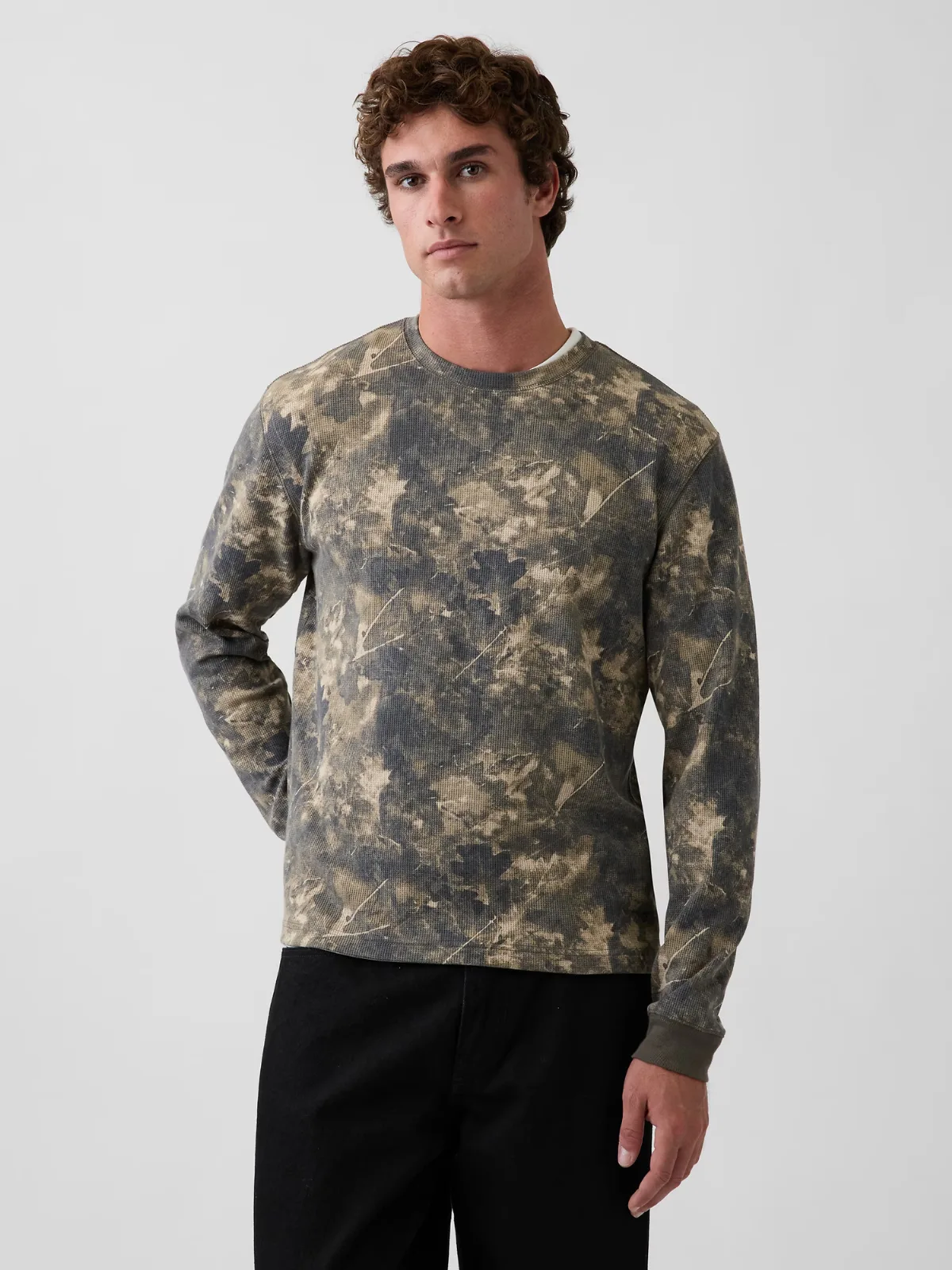 Relaxed Waffle T-Shirt by Gap
