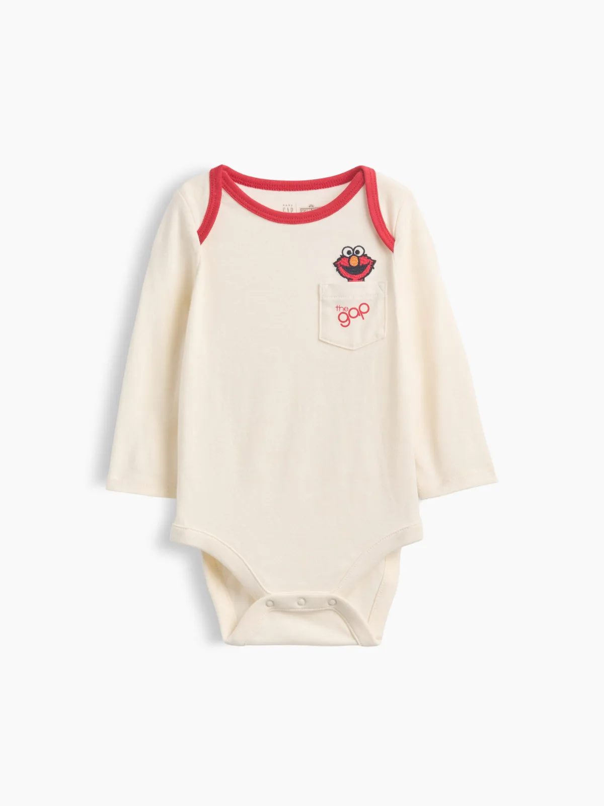 Sesame Street Organic Cotton Pocket Bodysuit by Gap
