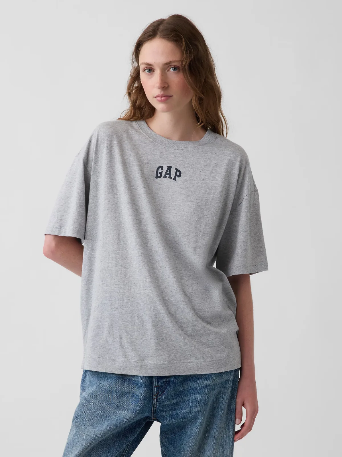 Organic Cotton VintageSoft Oversized Logo T-Shirt by Gap