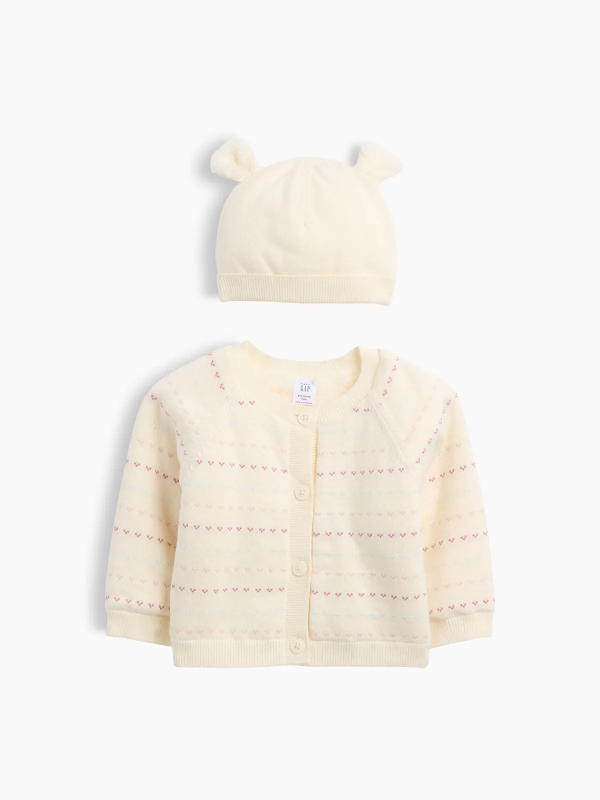 Sherpa-Lined Cardigan Sweater Set by Gap