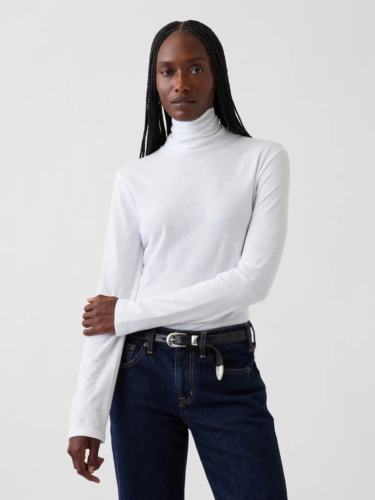 100% Cotton Authentic Turtleneck T-Shirt by Gap
