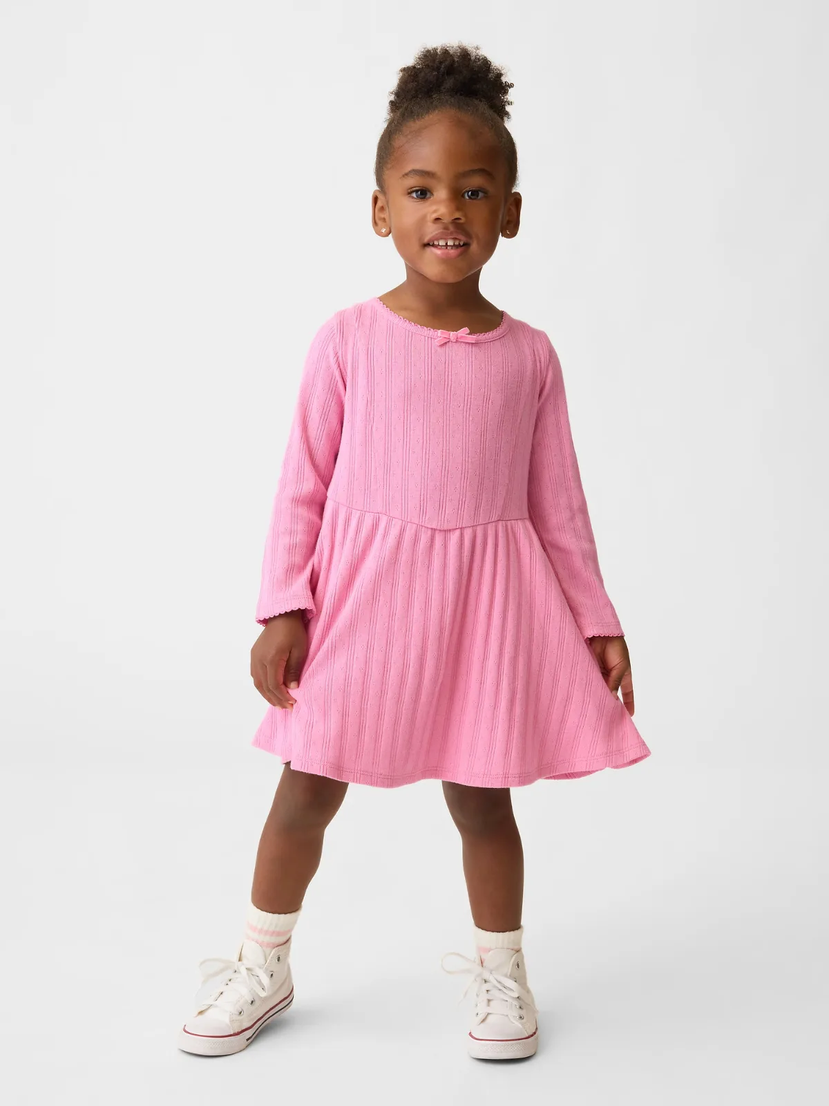 Pointelle Rib Dress by Gap