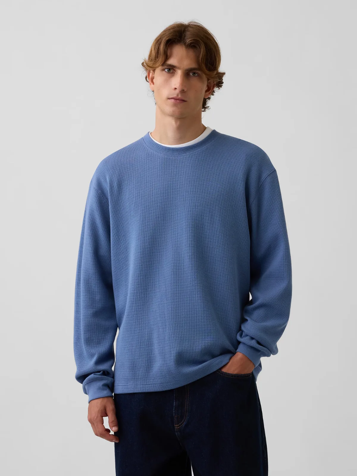 Relaxed Waffle T-Shirt by Gap