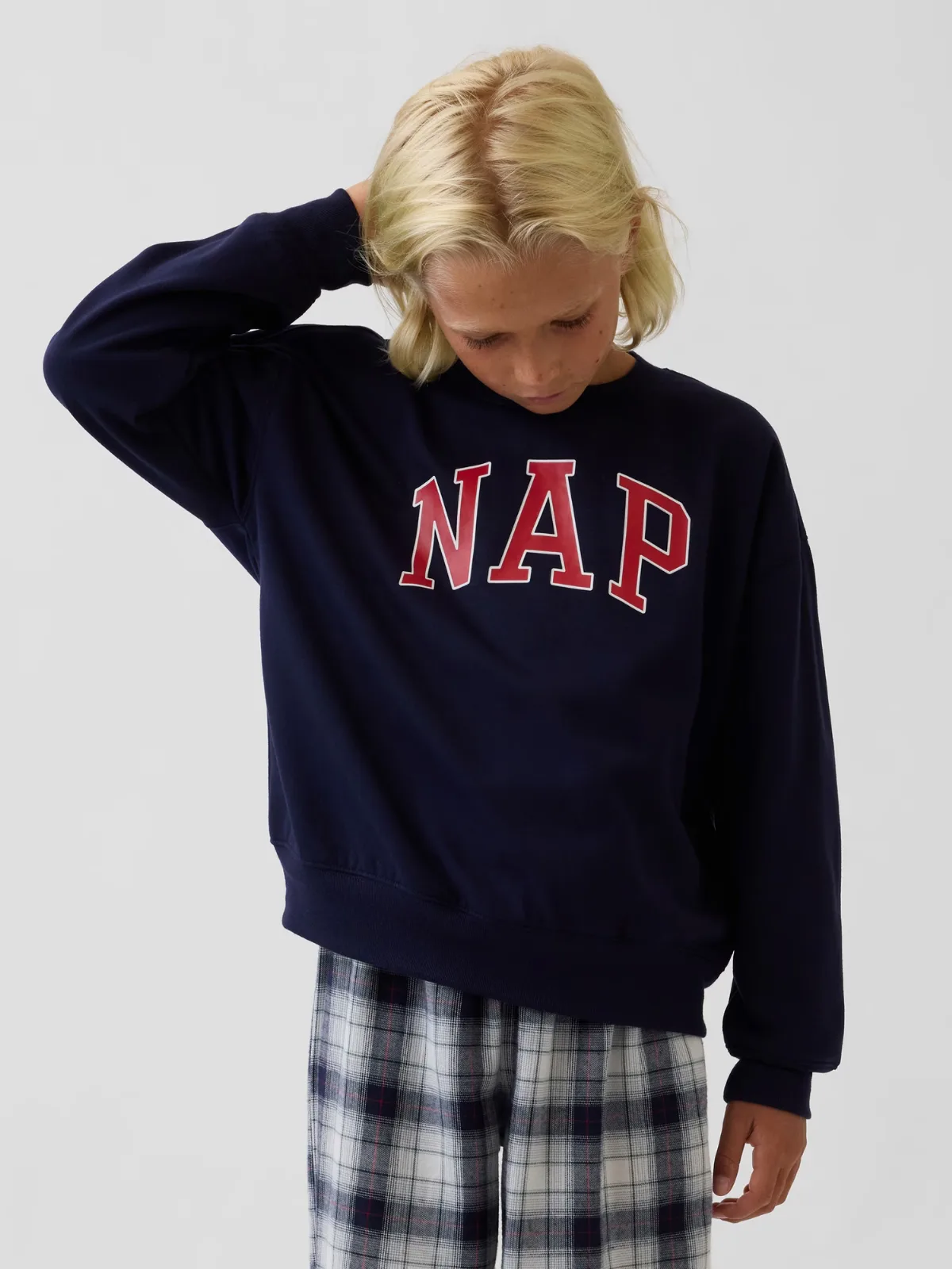 Recycled NAP Logo PJ Sweatshirt by Gap
