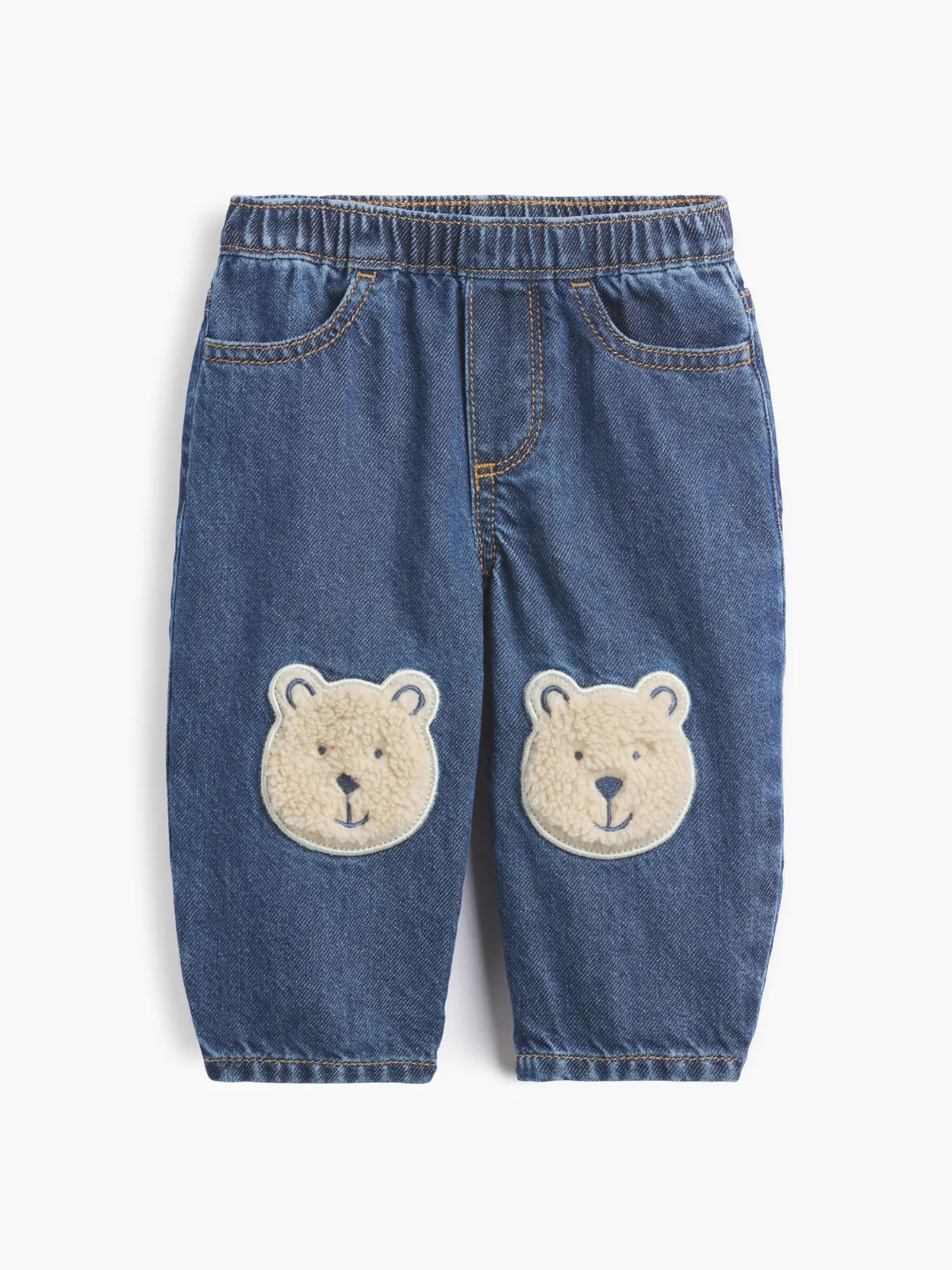 Brannan Bear Patch Pull-On Jeans by Gap