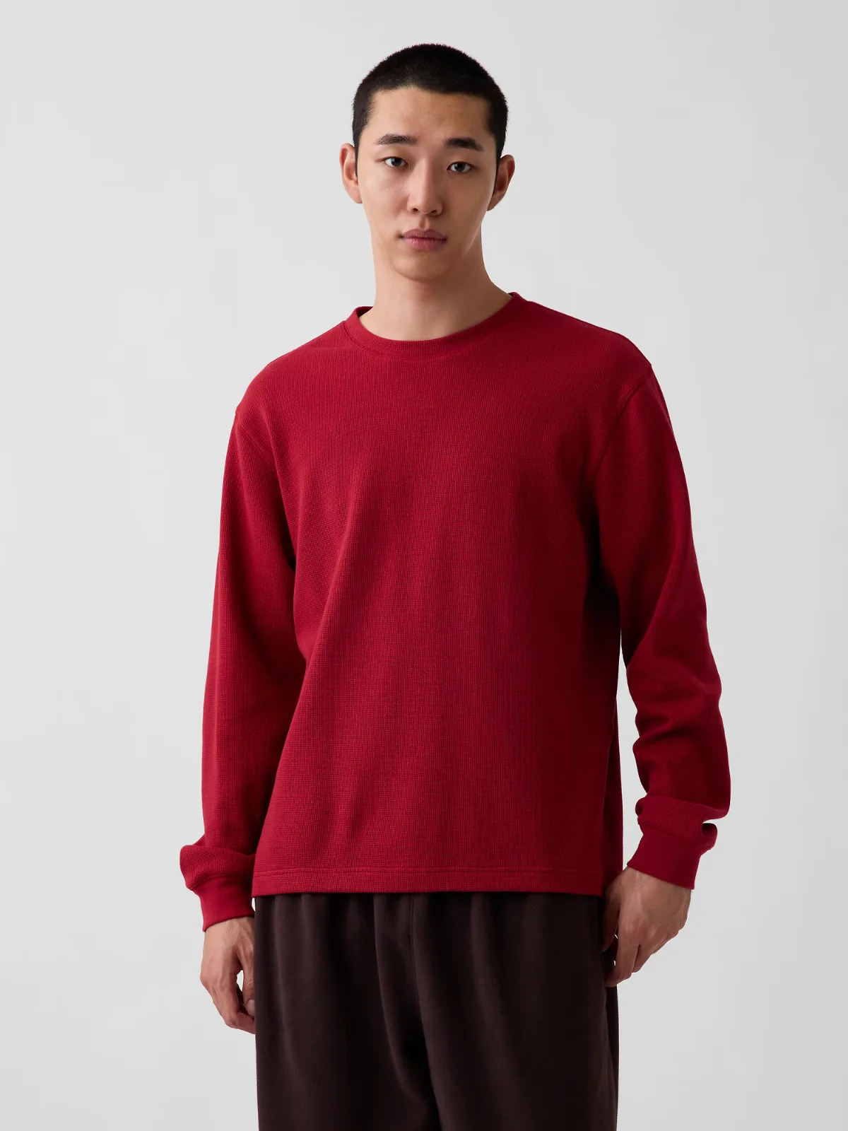 Relaxed Waffle T-Shirt by Gap