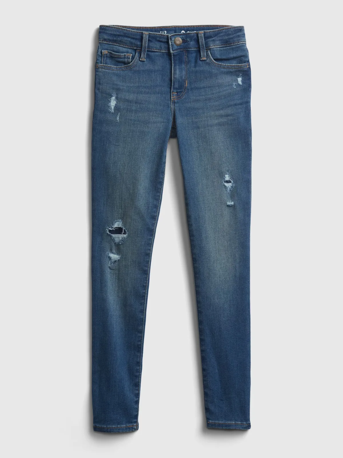 Mid Rise Super Skinny Jeans by Gap