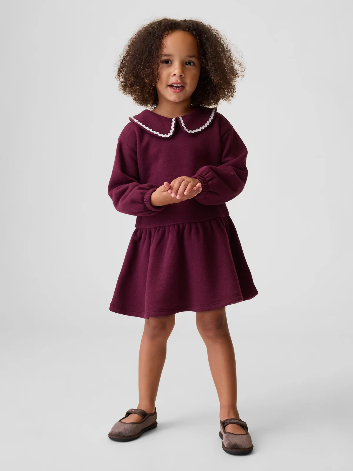 Collared Sweatshirt Dress by Gap