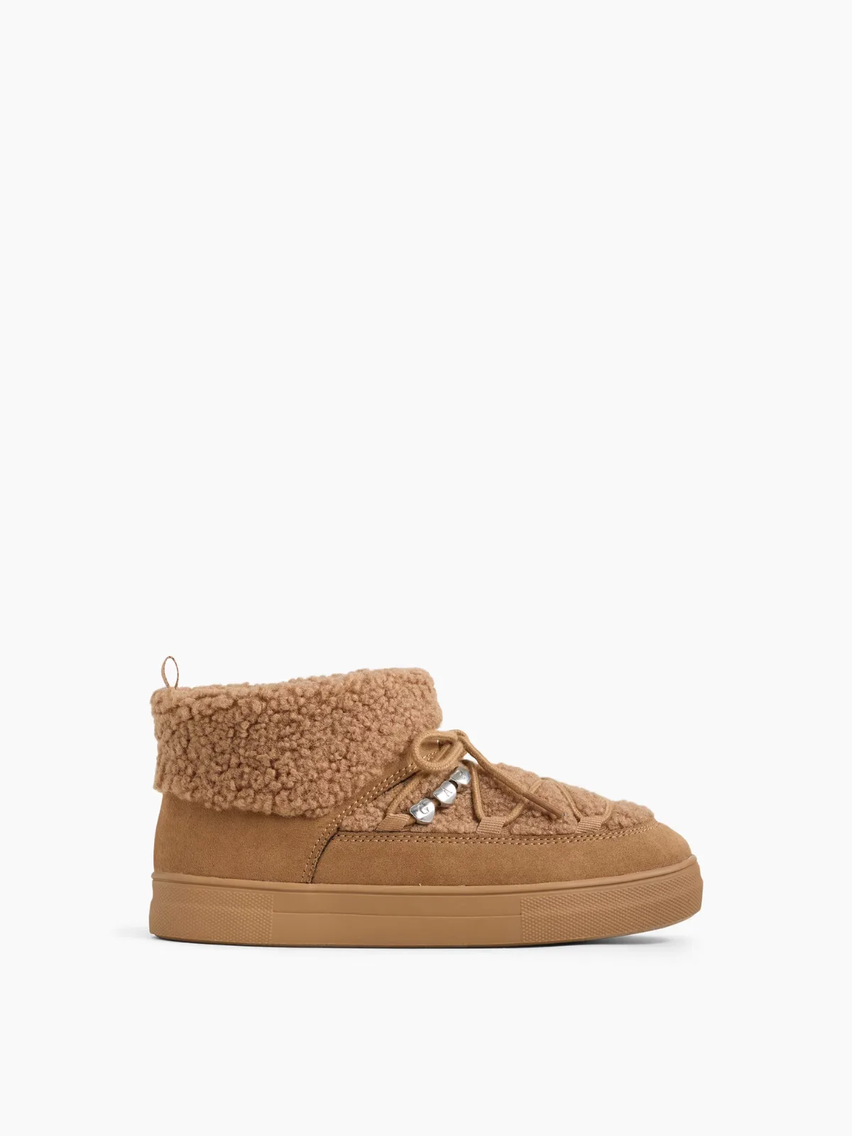 Sherpa & Vegan Suede Snow Boots by Gap