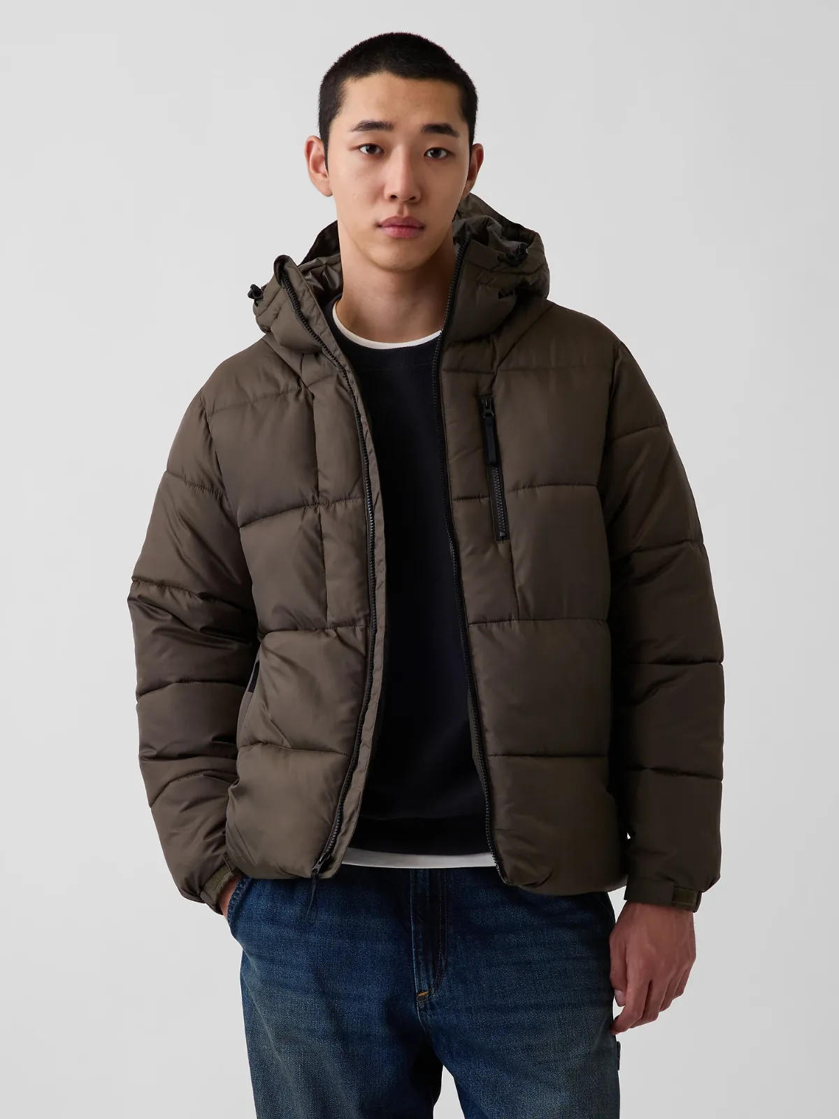 Recycled Heavyweight Puffer Jacket