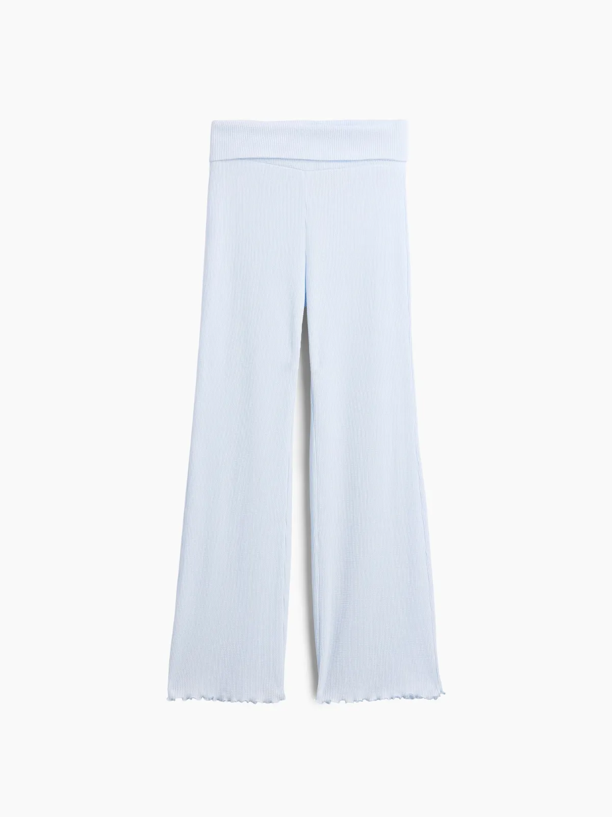 Waffle Foldover Flare Leggings by Gap