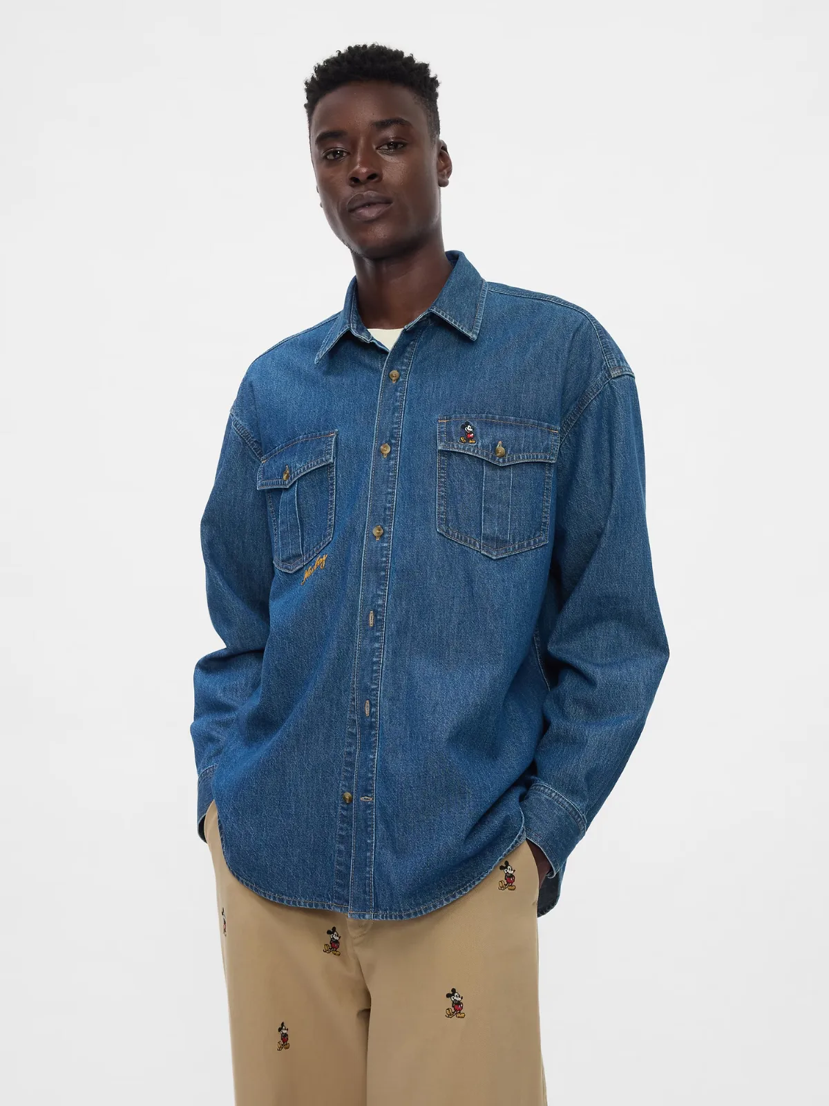 Gap Disney Denim Western Shirt by Gap