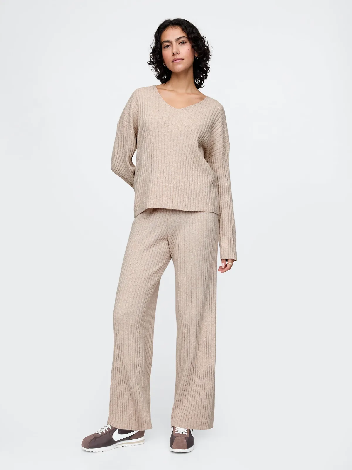 CashSoft Wide Rib Sweater Pants by Gap